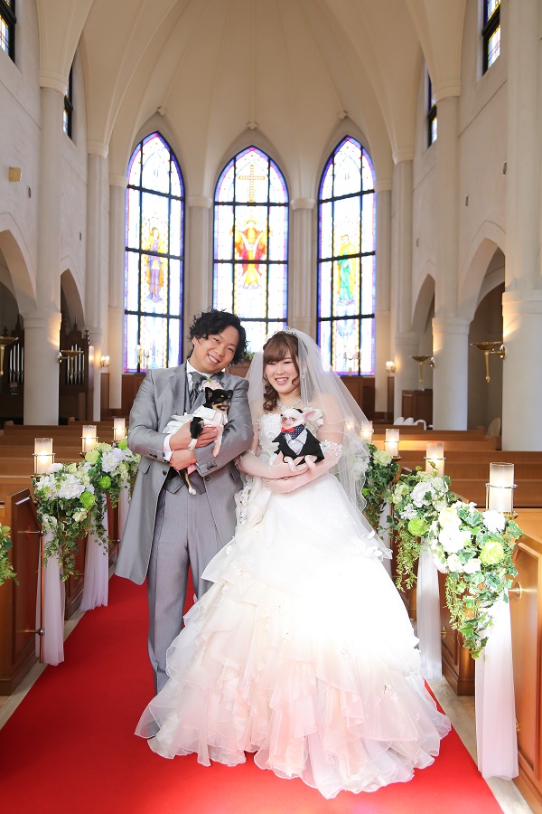 結婚式,リングドッグ,ペット