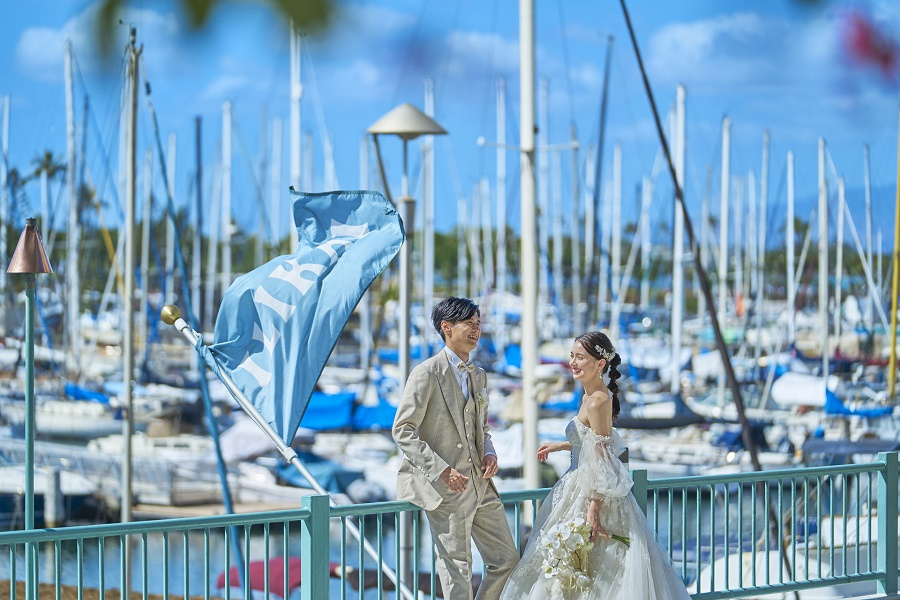 Hawaii,Hawaii挙式,ハネムーン,新婚旅行,新郎新婦,二人だけの挙式,リゾートウェディング,リゾ婚,ザ・イリカイチャペル,アイネスヴィラノッツェワイキキレイア,セント・アンドリュース大聖堂,ホノルル,独立チャペル