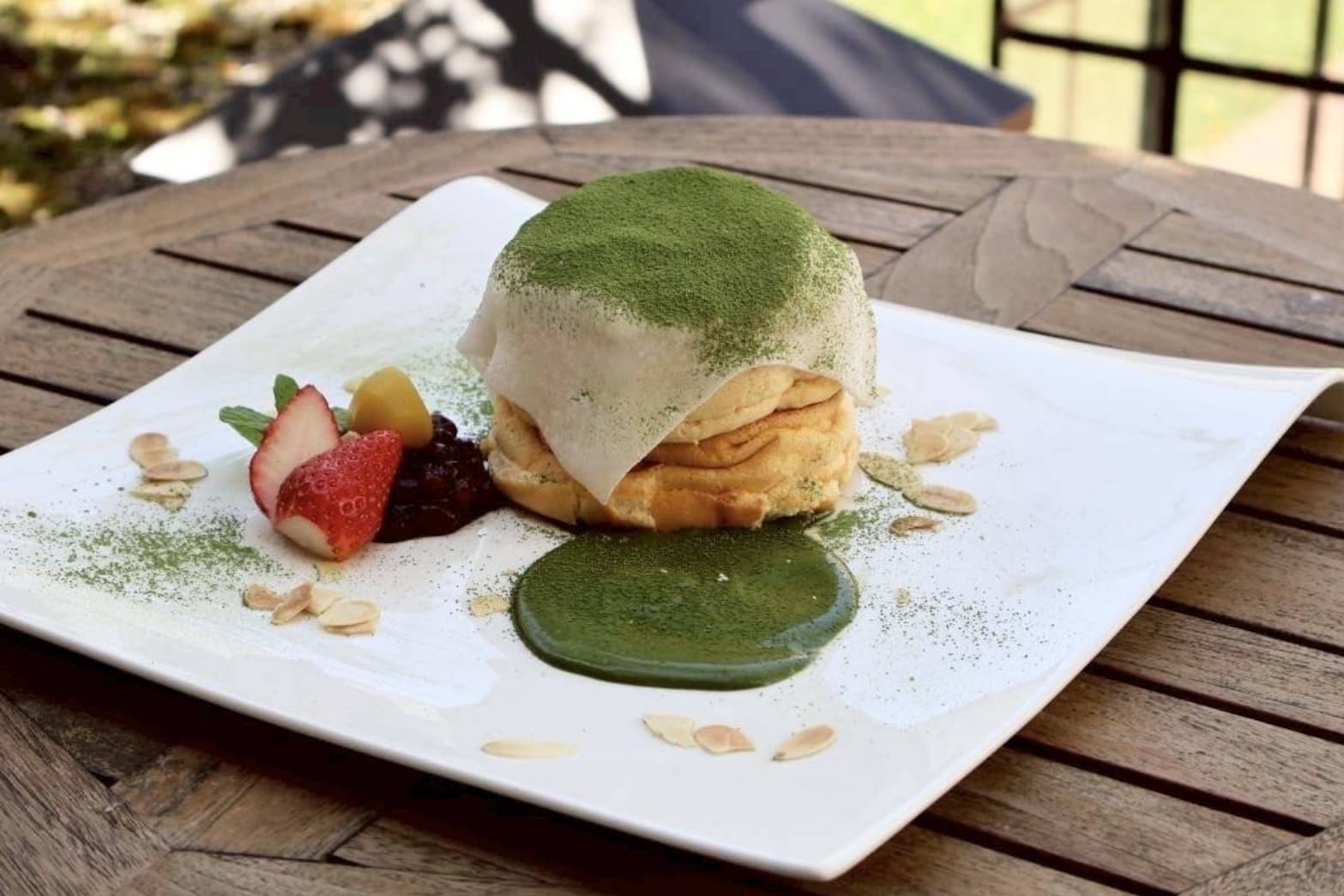 抹茶パンケーキ